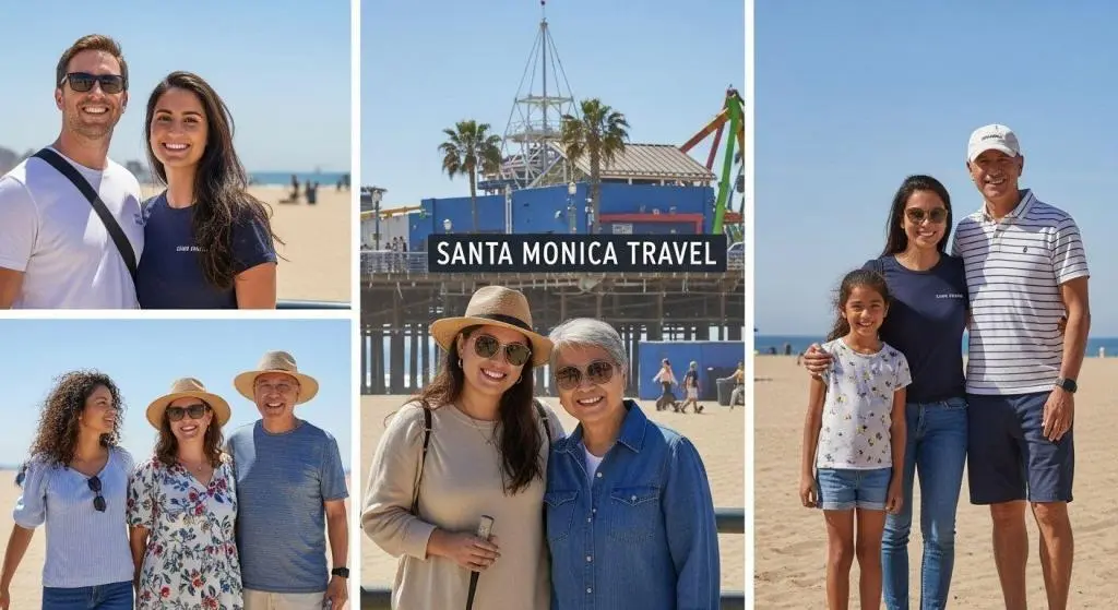 Santa Monica beach pier