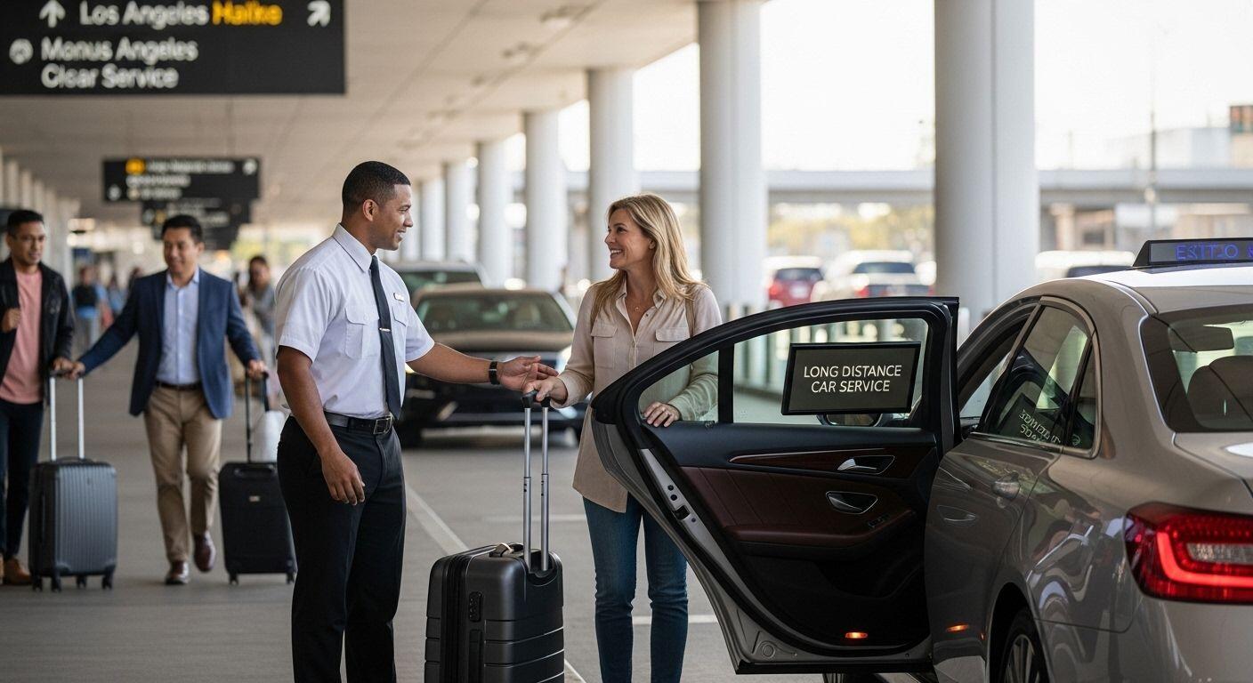LAX car service arrival