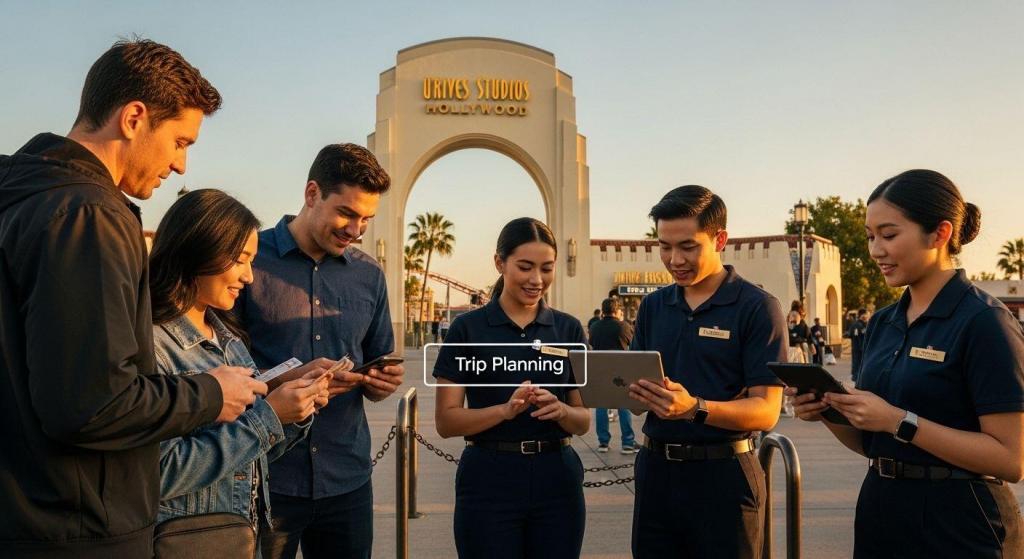 Universal Studios entrance trip planning
