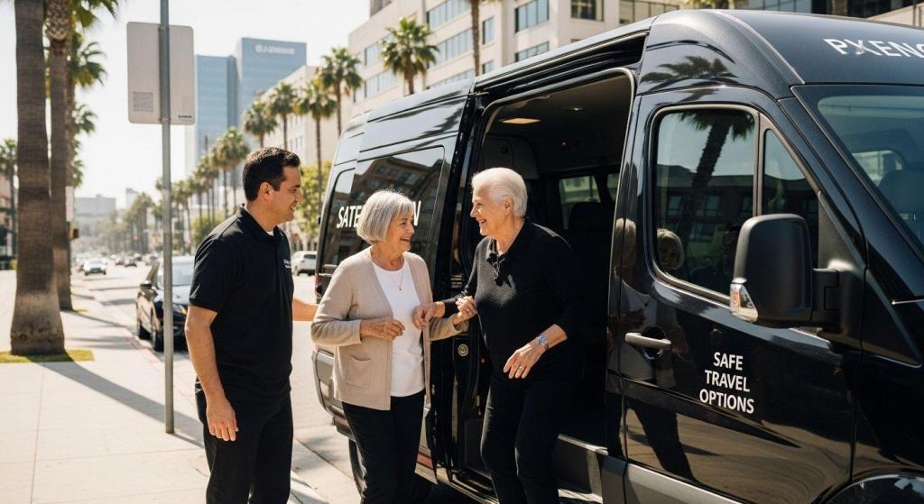 Private transportation seniors Los Angeles