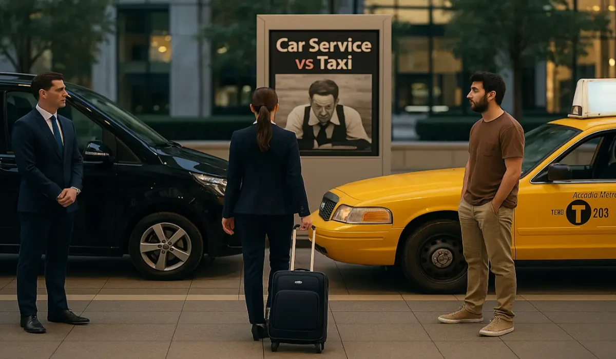 Private Car Service vs Taxi