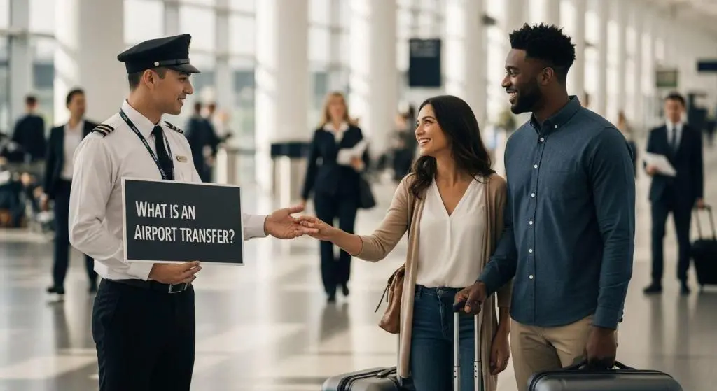 airport transfer greeting arrivals