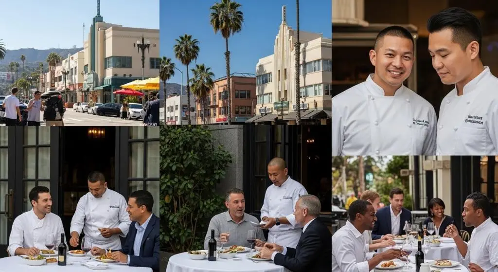 Hollywood restaurants, dining scene, people