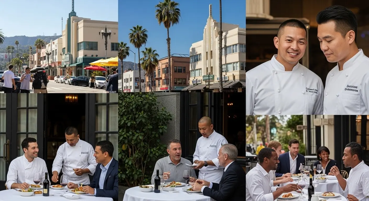 Hollywood restaurants, dining scene, people