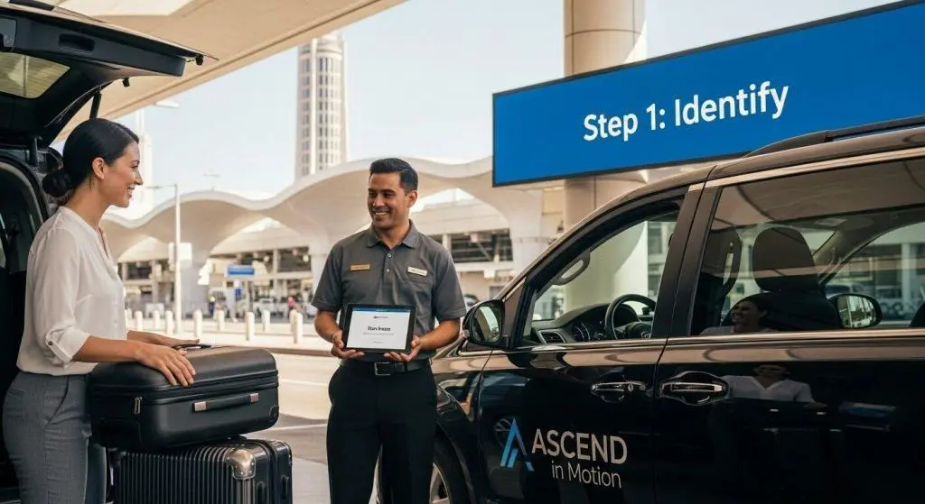 LAX airport transfer process