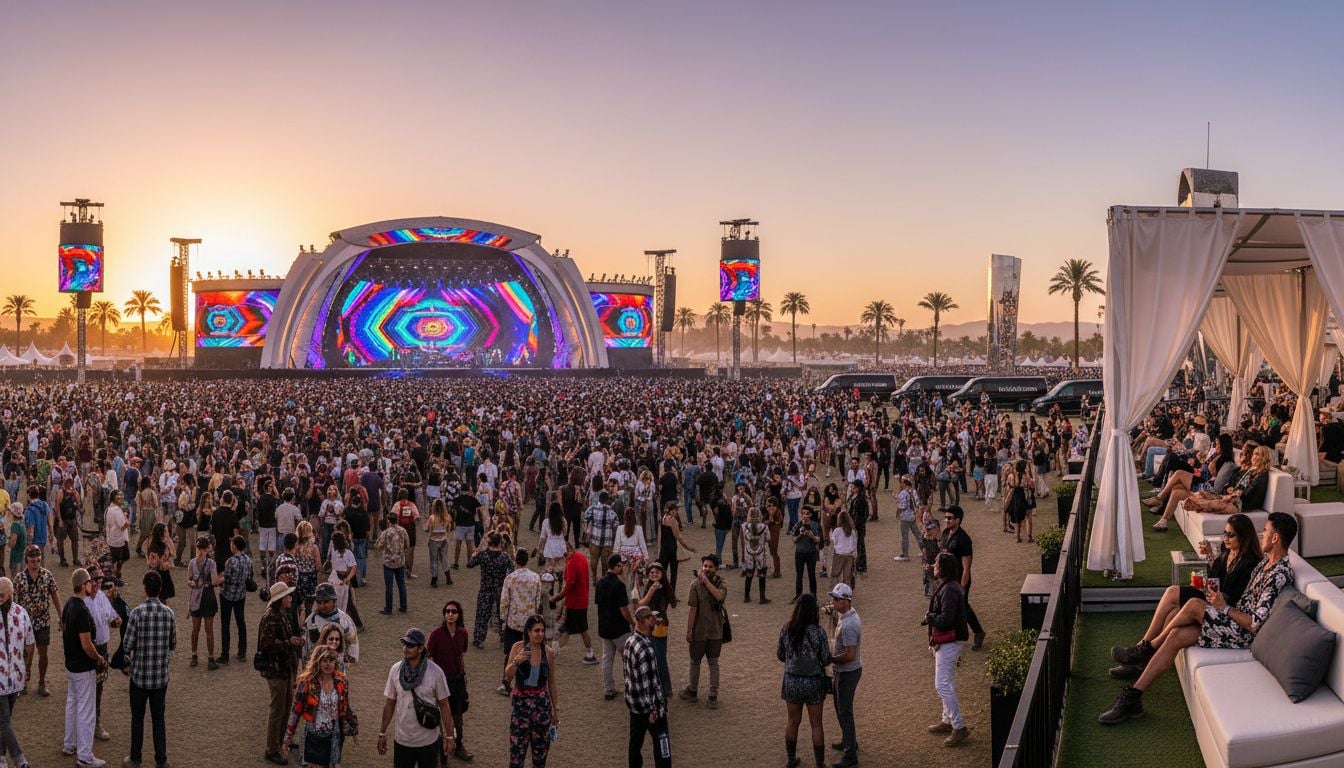 Coachella festival scene