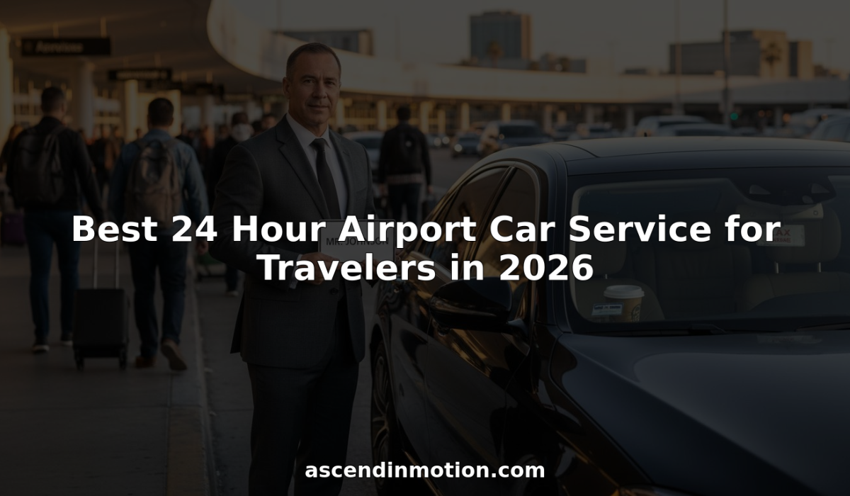 Chauffeur with luxury sedan at LAX arrivals curb