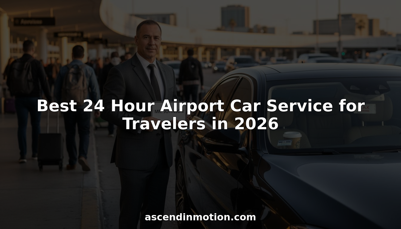 Chauffeur with luxury sedan at LAX arrivals curb
