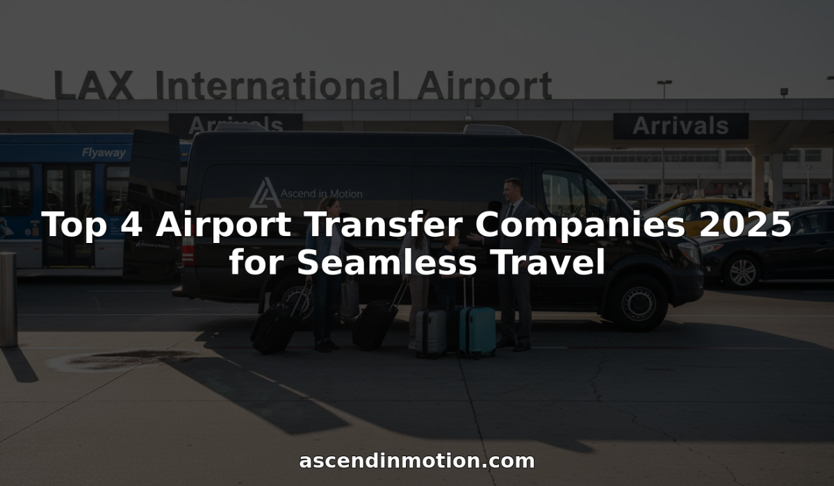 Chauffeur greeting airport transfer passengers curbside