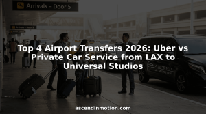 Top 4 Airport Transfers 2026: Uber vs Private Car Service from LAX to Universal Studios