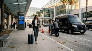 LAX airport transfer: private car service vs ride-share