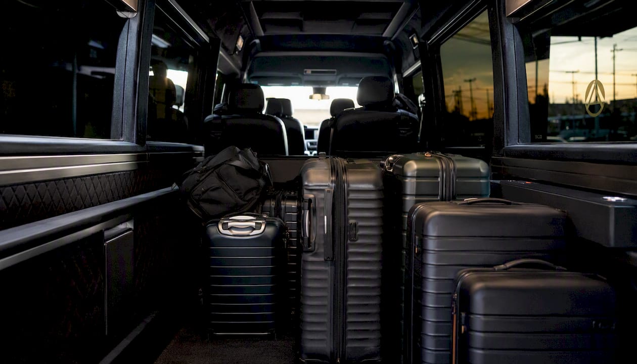 Interior cargo space of Ascend in Motion Sprinter van