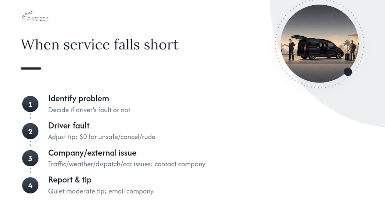 Driver fault versus company responsibility guide