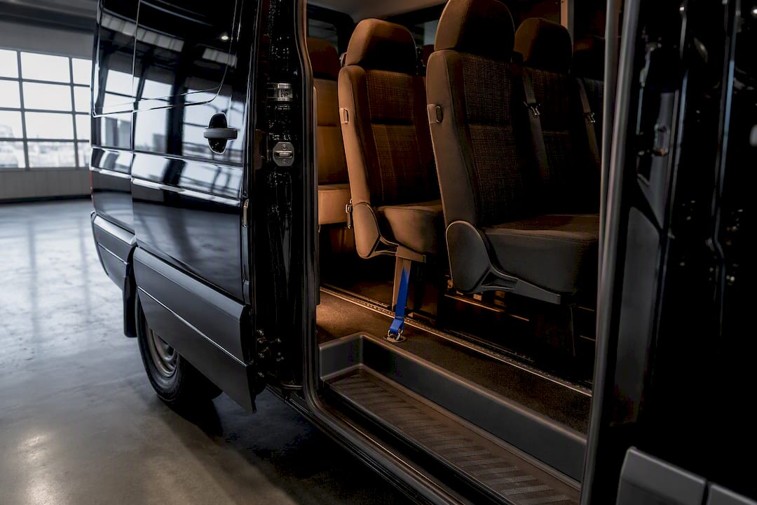 Cropped Sprinter passenger seating interior