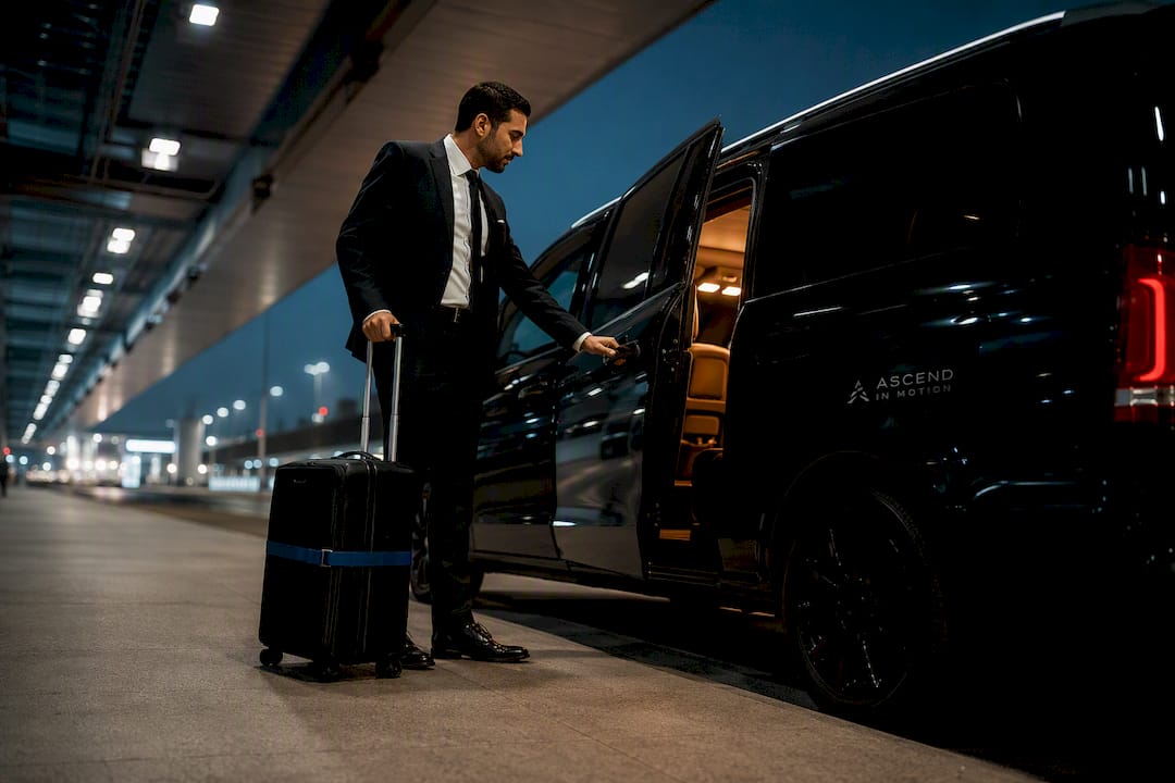 Chauffeur pickup outside LAX after midnight