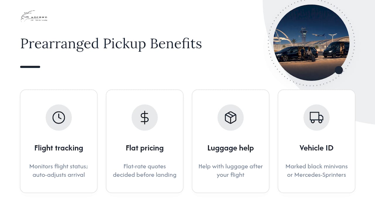 Benefits of prearranged LAX pickup service