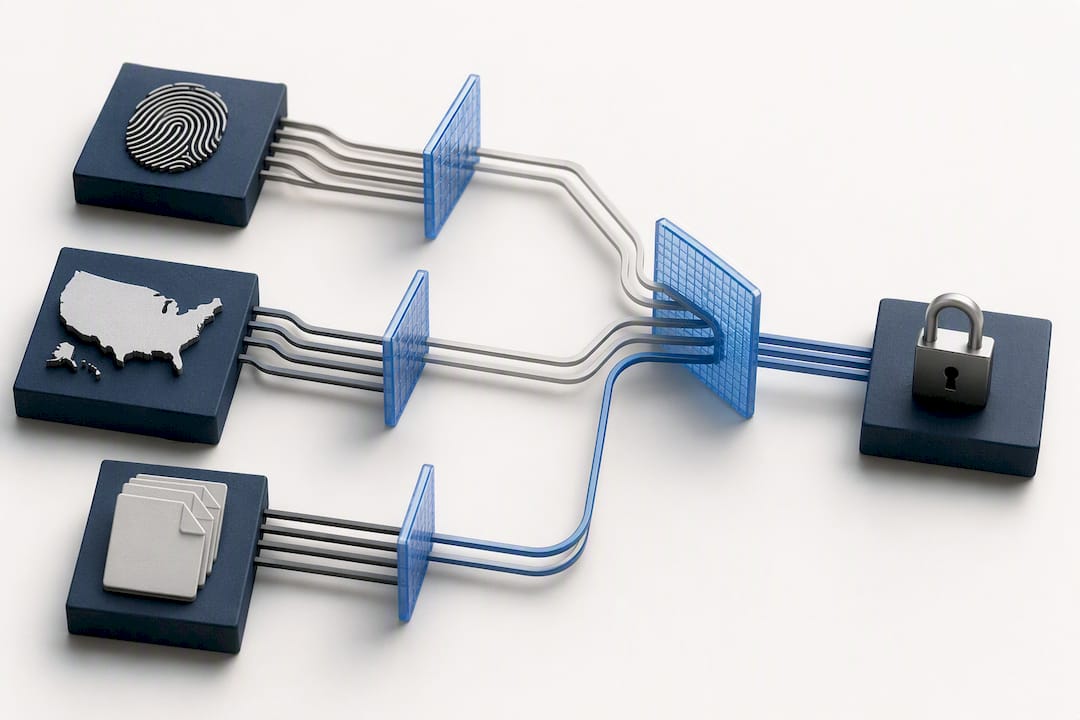 Screening data sources converging into one report